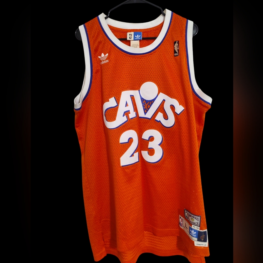 Adidas Lebron James Hardwood Classics Cleveland Cavaliers Jersey